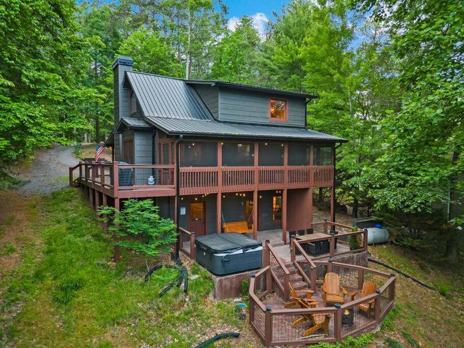 Lakeside Retreat Hot Tub Fishing Hiking Ellijay Εξωτερικό φωτογραφία